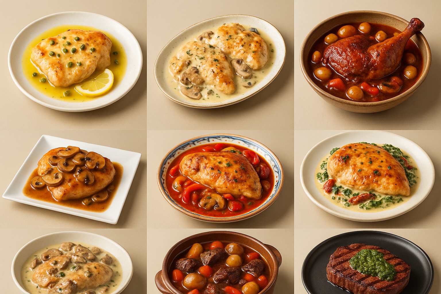 no letters and one picture with all plates in it